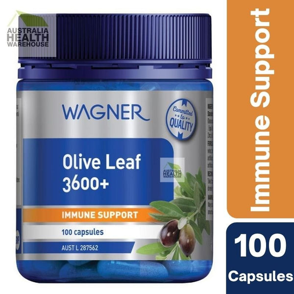 [Expiry: 02/2026] Wagner Olive Leaf 3600+ 100 Capsules