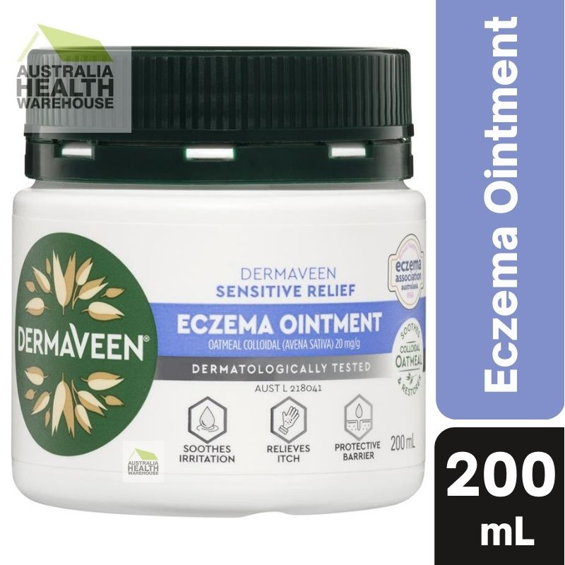 [Expiry: 01/2025] DermaVeen Sensitive Relief Eczema Ointment 200mL