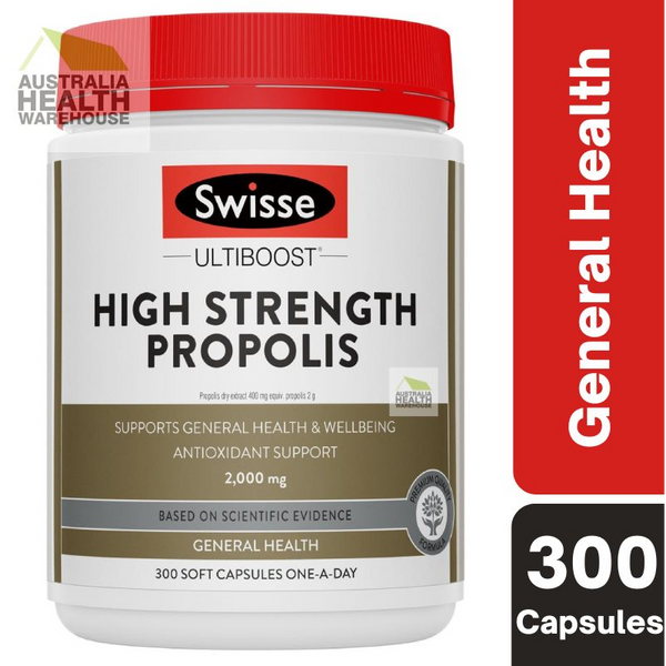 [Expiry: 05/2026] Swisse Ultiboost High Strength Propolis 2000mg 300 Capsules
