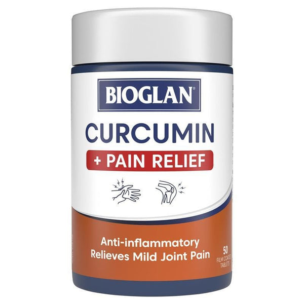 [Expiry: 08/2025] Bioglan Curcumin Plus Pain Relief 50 Tablets