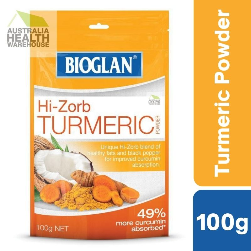 [Expiry: 08/2024] Bioglan Hi-Zorb Turmeric Powder 100g