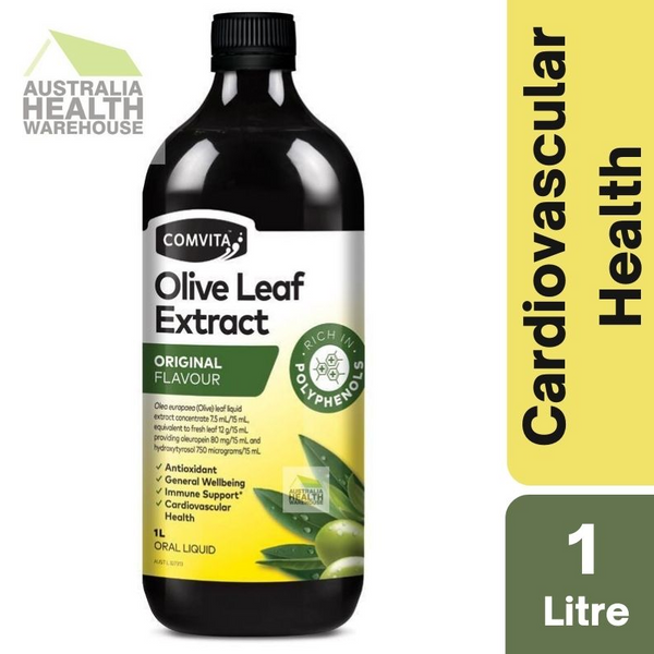[Expiry: 03/2026] Comvita Olive Leaf Extract Original Flavour 1 Litre