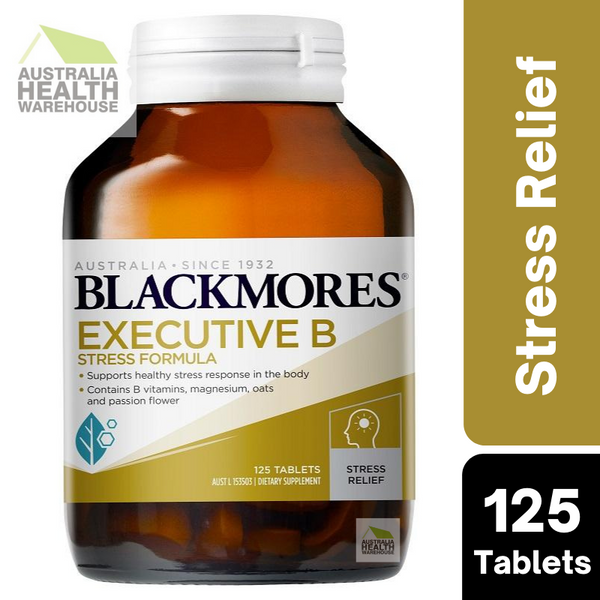 [Expiry: 06/2025] Blackmores Executive B Stress Formula 125 Tablets