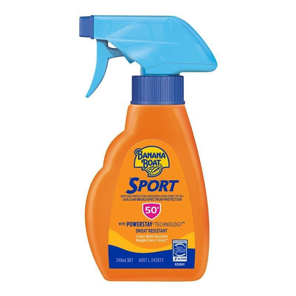 [Expiry: 11/2025] Banana Boat Sport Sunscreen SPF 50+ Trigger Spray 240mL