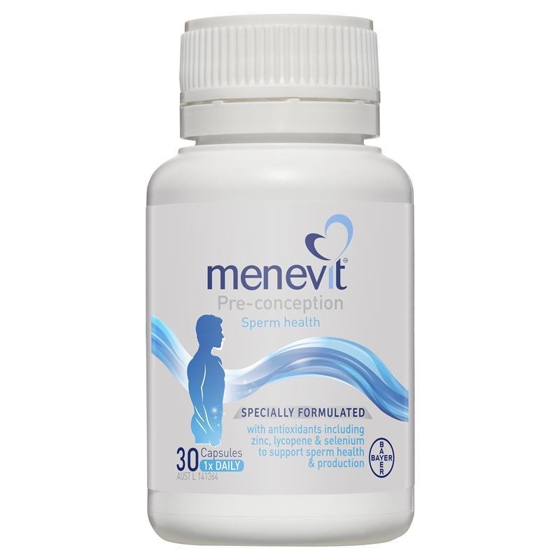 Menevit Pre-Conception Sperm Health 30 Capsules July 2025