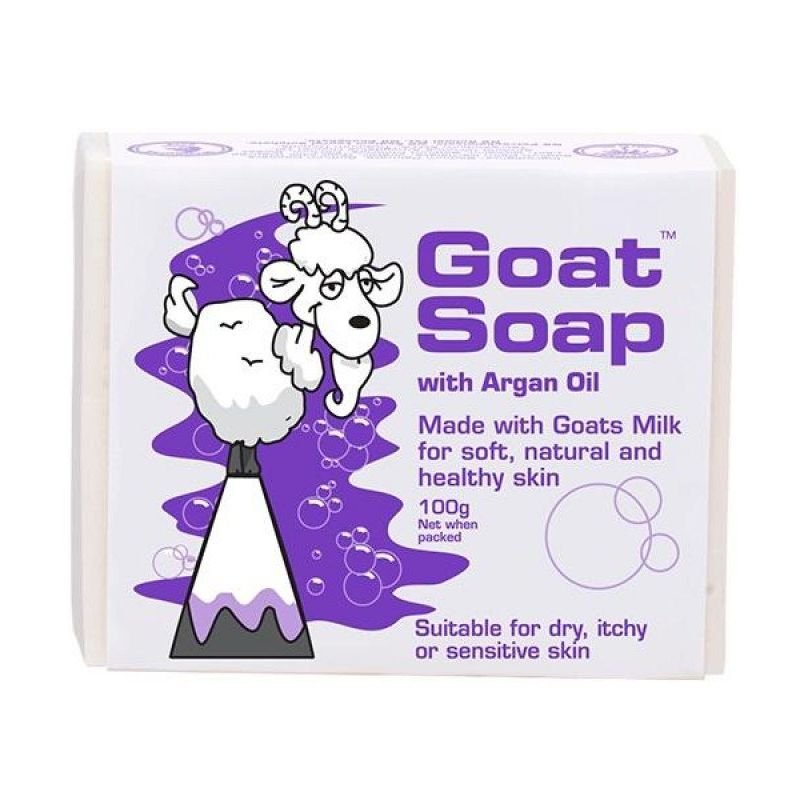 Goat Soap with Argan Oil Value Pack (4 x 100g Soap Bars)