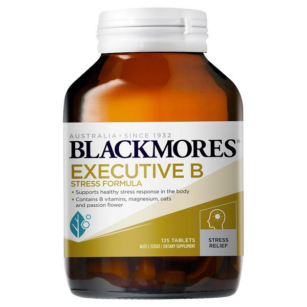 [Expiry: 06/2025] Blackmores Executive B Stress Formula 125 Tablets