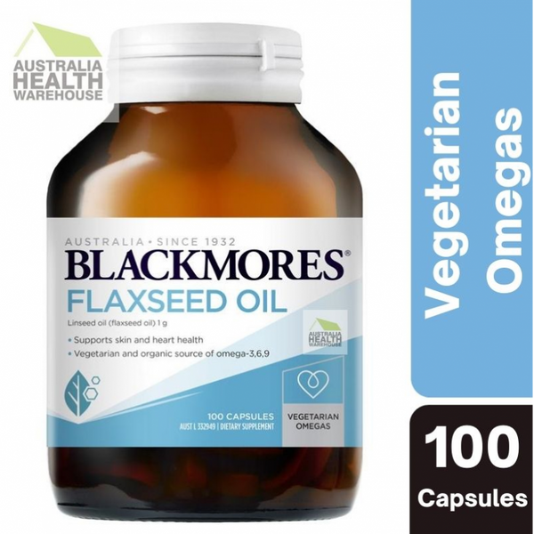 [Expiry: 08/2026] Blackmores Flaxseed Oil 100 Capsules