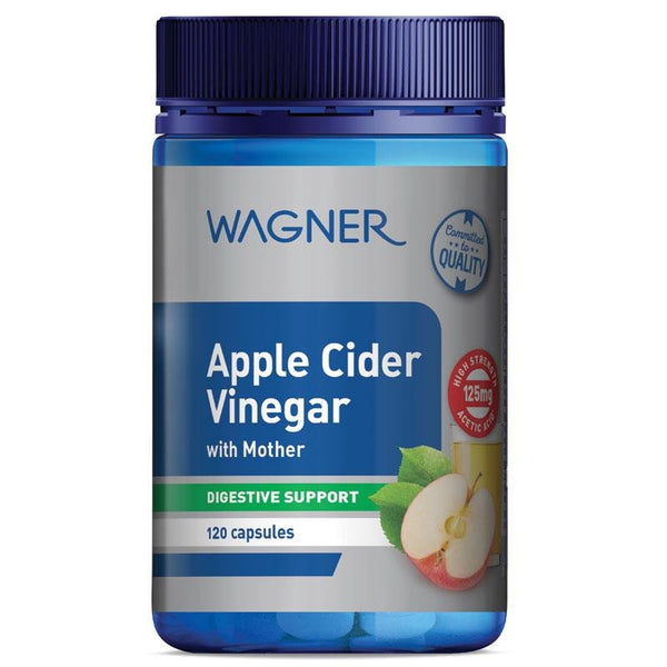 [Expiry: 09/2026] Wagner Apple Cider Vinegar with Mother 120 Capsules