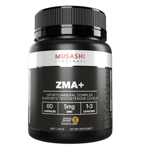 [Expiry: 02/2026] Musashi ZMA+ 60 Capsules