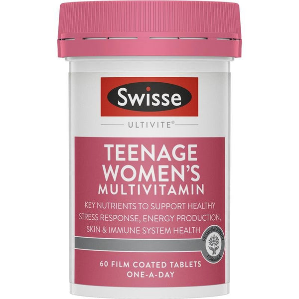 [Expiry: 01/2026] Swisse Ultivite Teenage Women's Multivitamin 60 Tablets