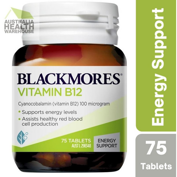 [Expiry: 12/2025] Blackmores Vitamin B12 75 Tablets