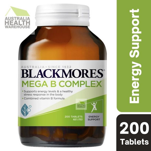 [Expiry: 05/2025] Blackmores Mega B Complex 200 Tablets