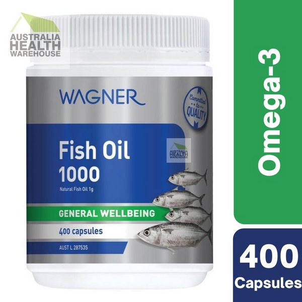 [Expiry: 06/2025] Wagner Fish Oil 1000 400 Capsules