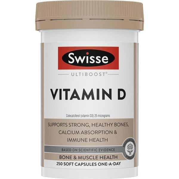[Expiry: 07/2025] Swisse Ultiboost Vitamin D 250 Capsules