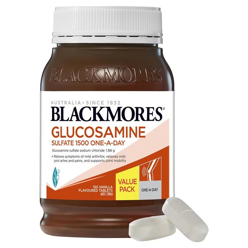 [Expiry: 07/2026] Blackmores Glucosamine Sulfate 1500 One-A-Day 180 Tablets