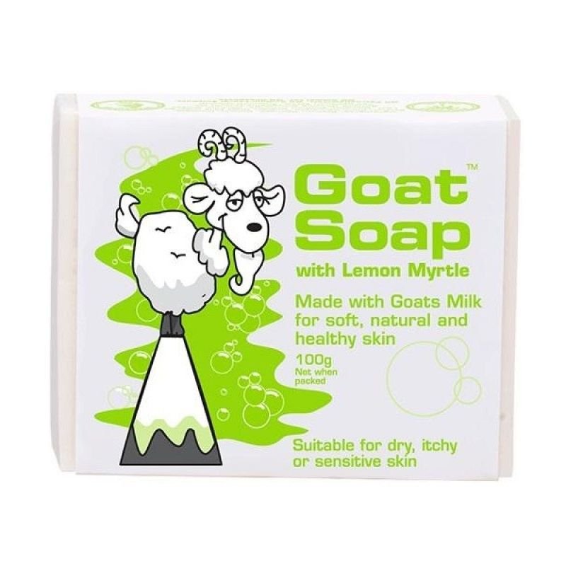 Goat Soap with Lemon Myrtle Value Pack (4 x 100g Soap Bars)