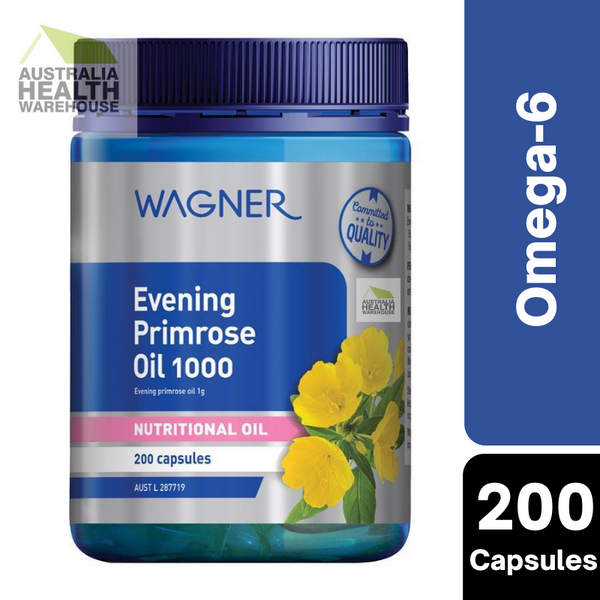 Wagner Evening Primrose Oil 1000 200 Capsules August 2024