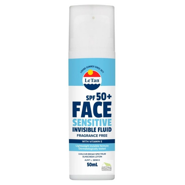 [Expiry: 02/2026] Le Tan SPF50+ Face Sensitive Invisible Fluid 50mL
