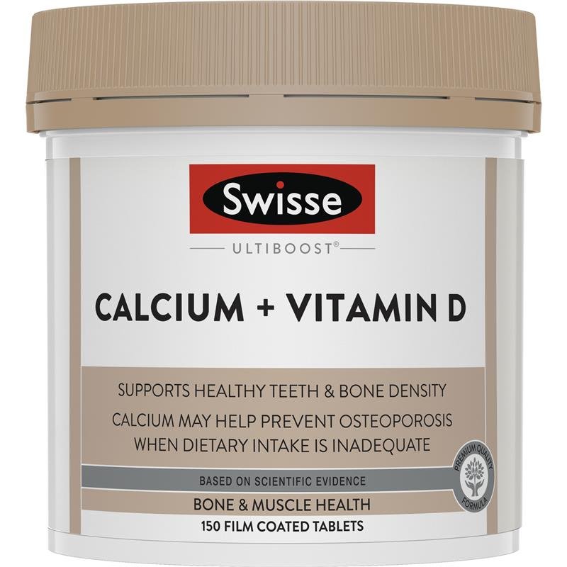 [Expiry: 01/2026] Swisse Ultiboost Calcium + Vitamin D 150 Tablets