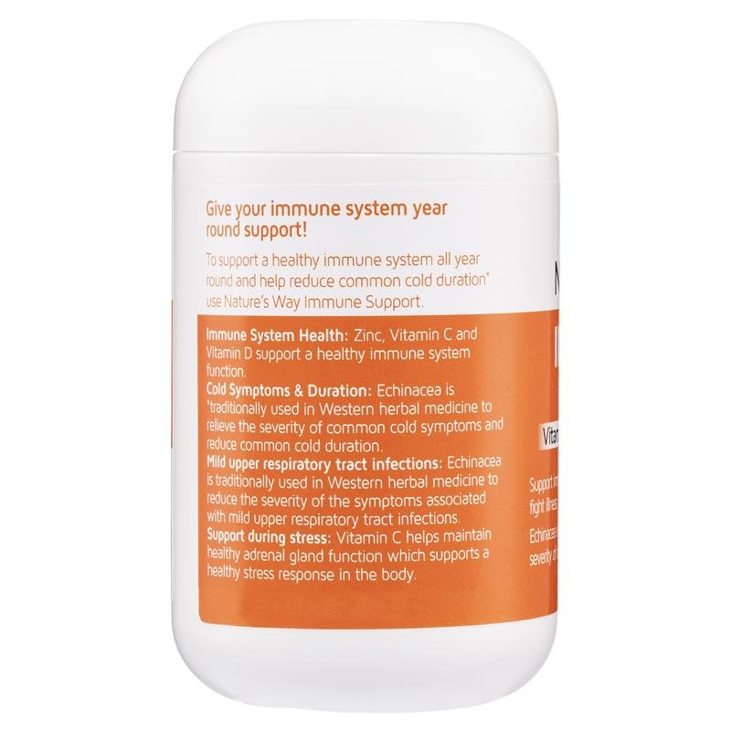 Nature's Way Immune Support 100 Tablets July 2024