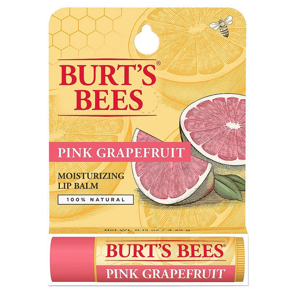 Burt's Bees Moisturising Pink Grapefruit Lip Balm 4.25g