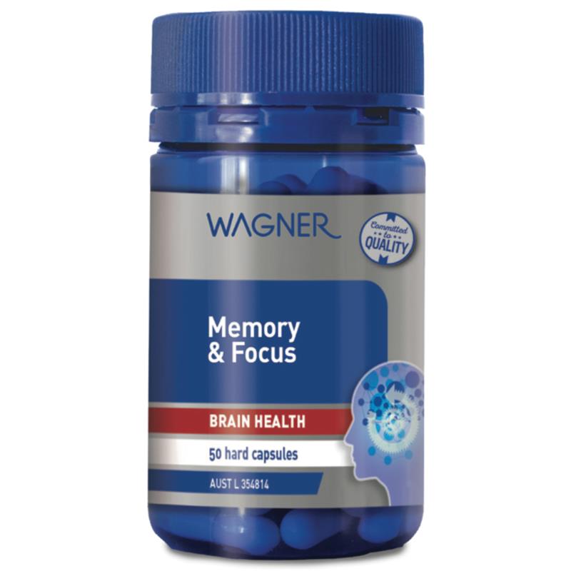 [CLEARANCE EXPIRY: 02/2024] Wagner Memory & Focus 50 Capsules