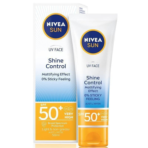 [Expiry: 09/2025] Nivea Sun SPF 50 UV Face Shine Control 50mL