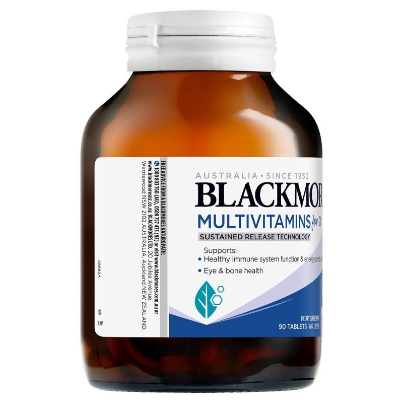 Blackmores Multivitamin for 50+ Sustained Release 90 Tablets July 2025