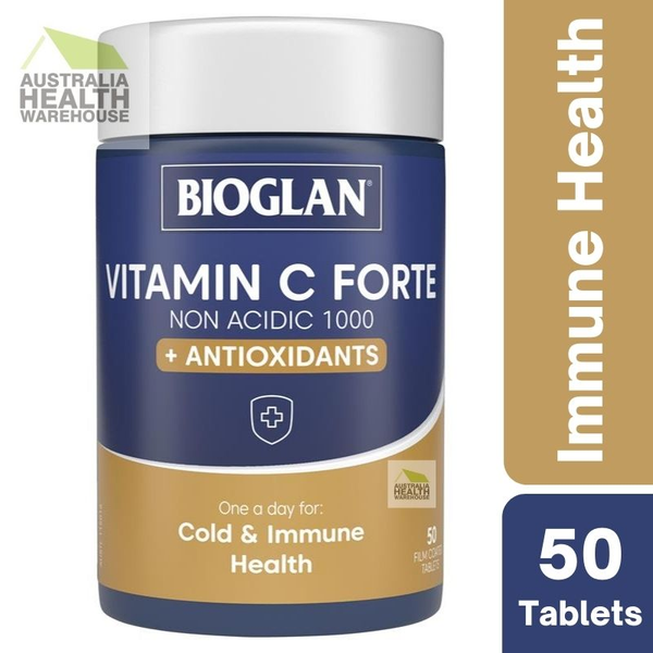 [Expiry: 01/2026] Bioglan Vitamin C Forte 1000mg + Antioxidants 50 Tablets