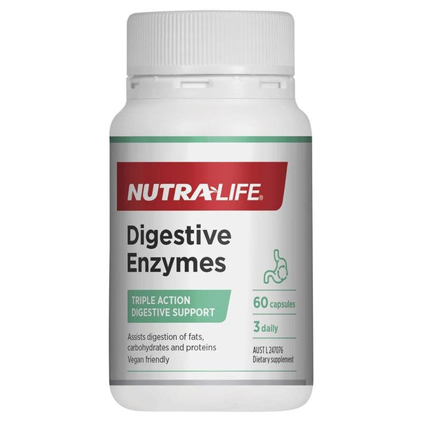 [Expiry: 06/2026] Nutra-Life Digestive Enzymes 60 Capsules