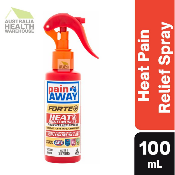 [CLEARANCE EXPIRY: 03/2024] Pain Away Forte + Heat Joint & Muscle Pain Relief Spray 100mL