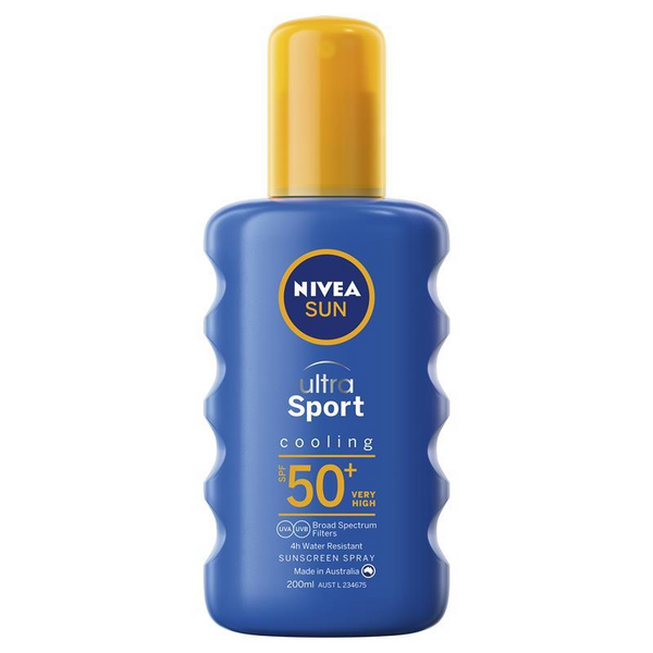 [Expiry: 05/2025] Nivea Sun SPF 50+ Ultra Sport Protect Cooling Sunscreen Spray 200mL