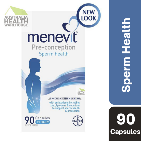 [Expiry: January 2025] Menevit Pre-Conception Sperm Health 90 Capsules