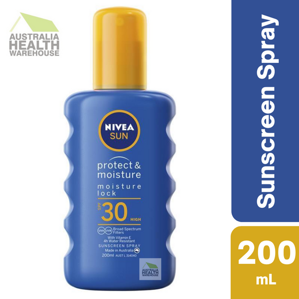 [Expiry: 05/2026] Nivea Sun Protect & Moisture Sunscreen SPF30 Spray 200mL