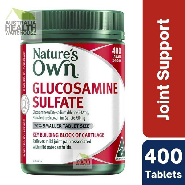 [Expiry: 08/2025] Nature's Own Glucosamine Sulfate 400 Tablets