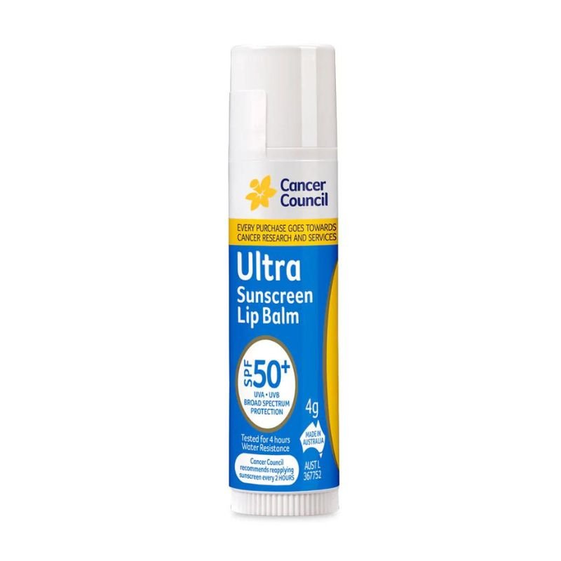 [Expiry: 07/2026] Cancer Council Ultra Sunscreen SPF 50+ Lip Balm 4g