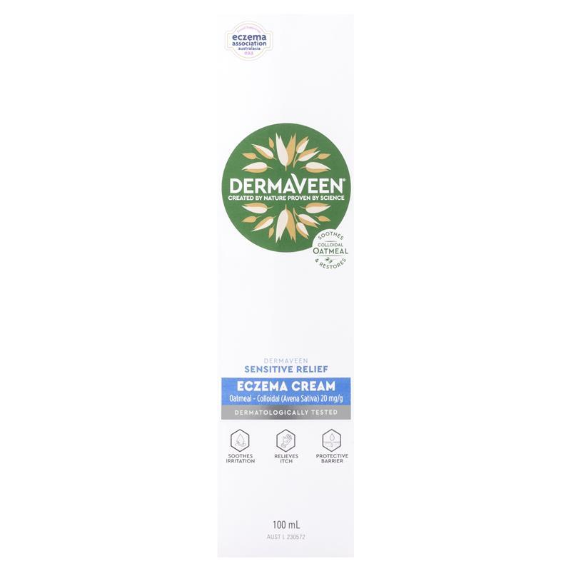 [Expiry: 05/2026] DermaVeen Sensitive Relief Eczema Cream 100mL