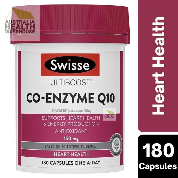 [Expiry: 01/2026] Swisse Ultiboost Co-Enzyme Q10 150mg 180 Capsules
