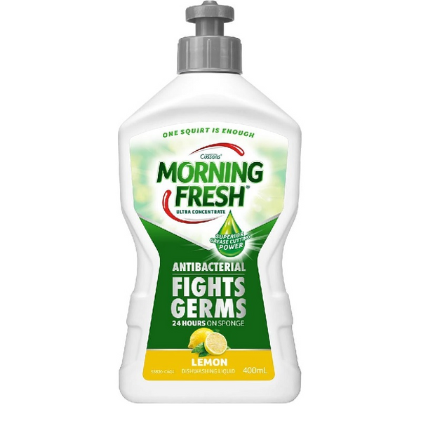 Morning Fresh Dishwashing Liquid Antibacterial Lemon 400mL