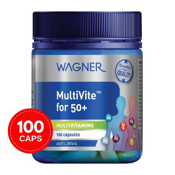 [Expiry: 09/2025] Wagner Multivite for 50+ 100 Capsules