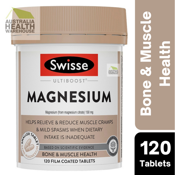 [Expiry: 10/2025] Swisse Ultiboost Magnesium 120 Tablets