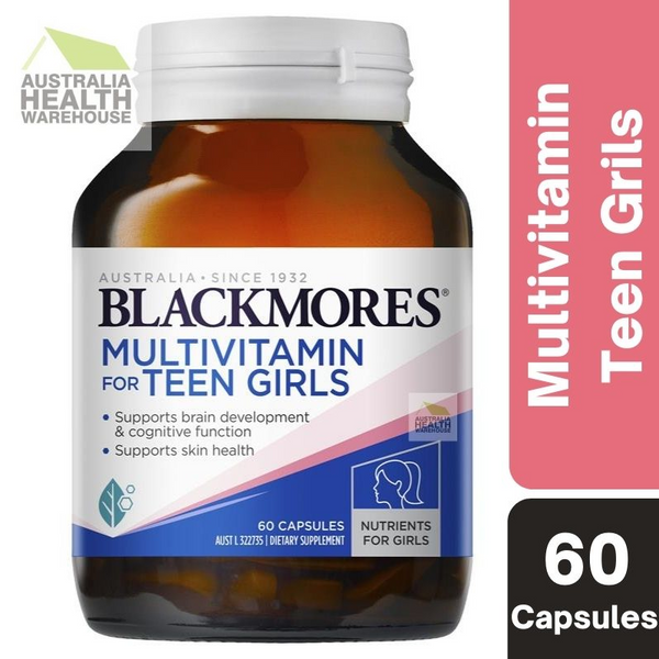 [CLEARANCE: 27/05/2024] Blackmores Multivitamin for Teen Girls 60 Capsules