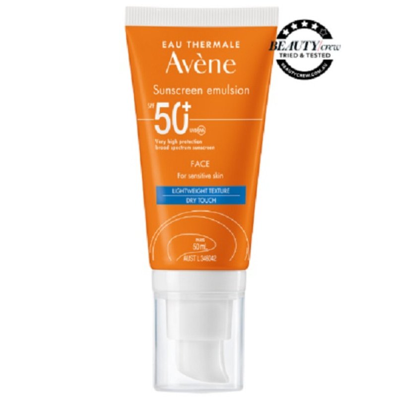 [Expiry: 06/2025] Avène Sunscreen Emulsion SPF 50+ Face For Sensitive Skin 50mL