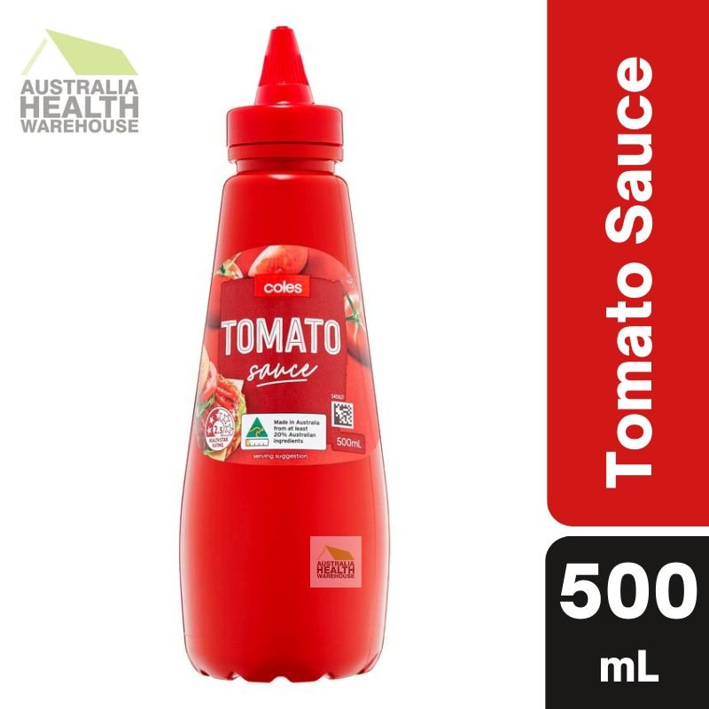 [Expiry: 10/01/2025] Coles Tomato Sauce 500mL