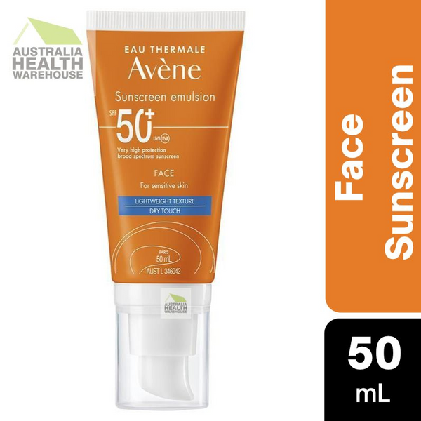 Avène Sunscreen Emulsion SPF 50+ Face For Sensitive Skin 50mL May 2025