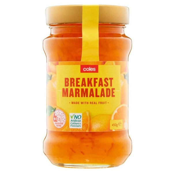 [Expiry: 25/05/2025] Coles Breakfast Marmalade 450g
