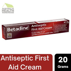 [Expiry: 08/2024] Betadine Antiseptic First Aid Cream 20g