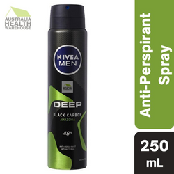 Nivea Men Deep Amazonia Anti-Perspirant Deodorant Spray 250mL