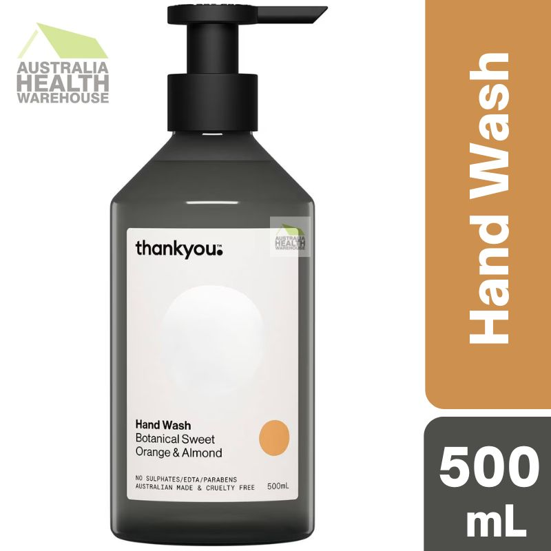 Thankyou Botanical Sweet Orange & Almond Hand Wash 500mL